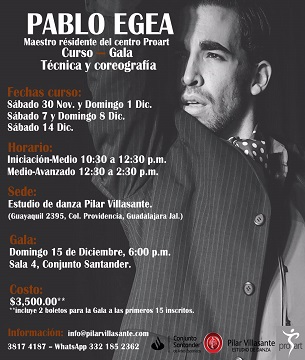 PABLO EGEA (IMPARTIENDO CURSOS EN GUADALAJARA Y GALA FLAMENC